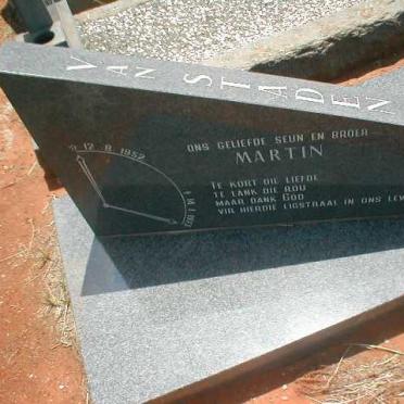 STADEN Martin, van 1952-1973