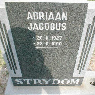 STRYDOM Adriaan Jacobus 1927-1990