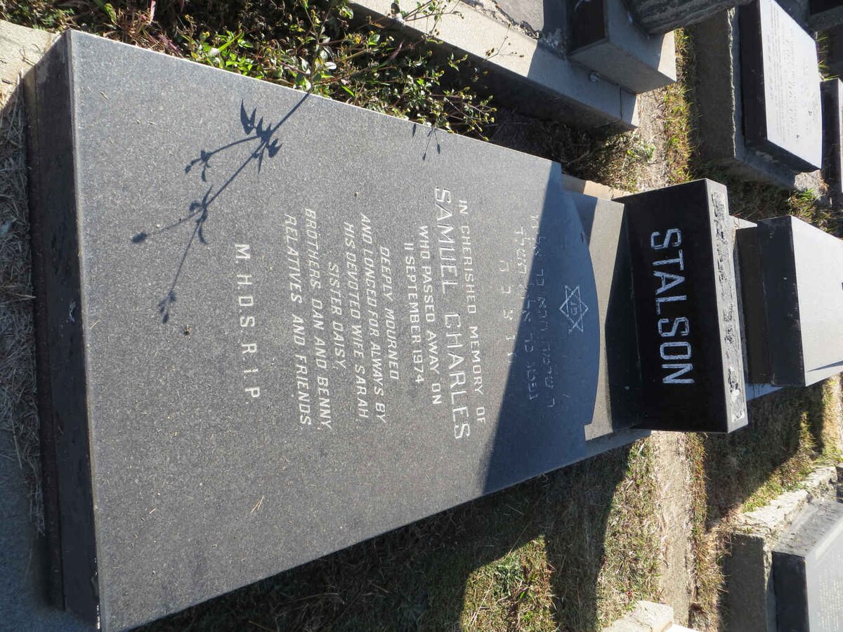 STALSON Samuel Charles -1974