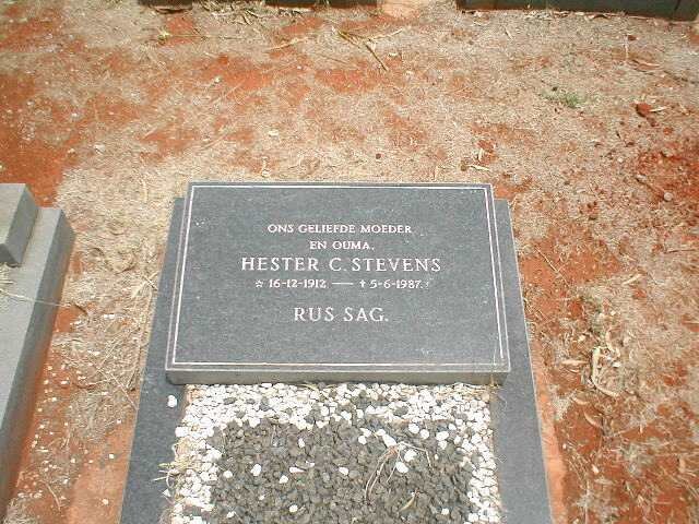 STEVENS Hester C. 1912-1987