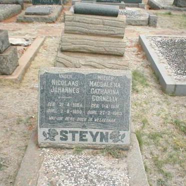 STEYN Nicolaas Johannes 1884-1950 &amp; Magdalena Catharina Cornelia 1891-1963
