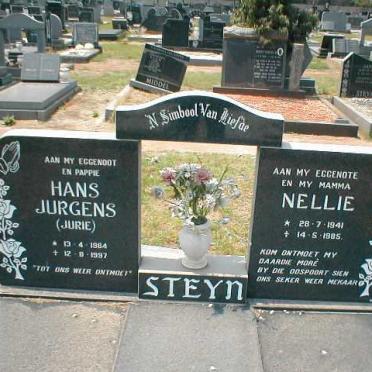 STEYN Nellie 1941-1985 :: STEYN Hans Jurgens 1964-1997