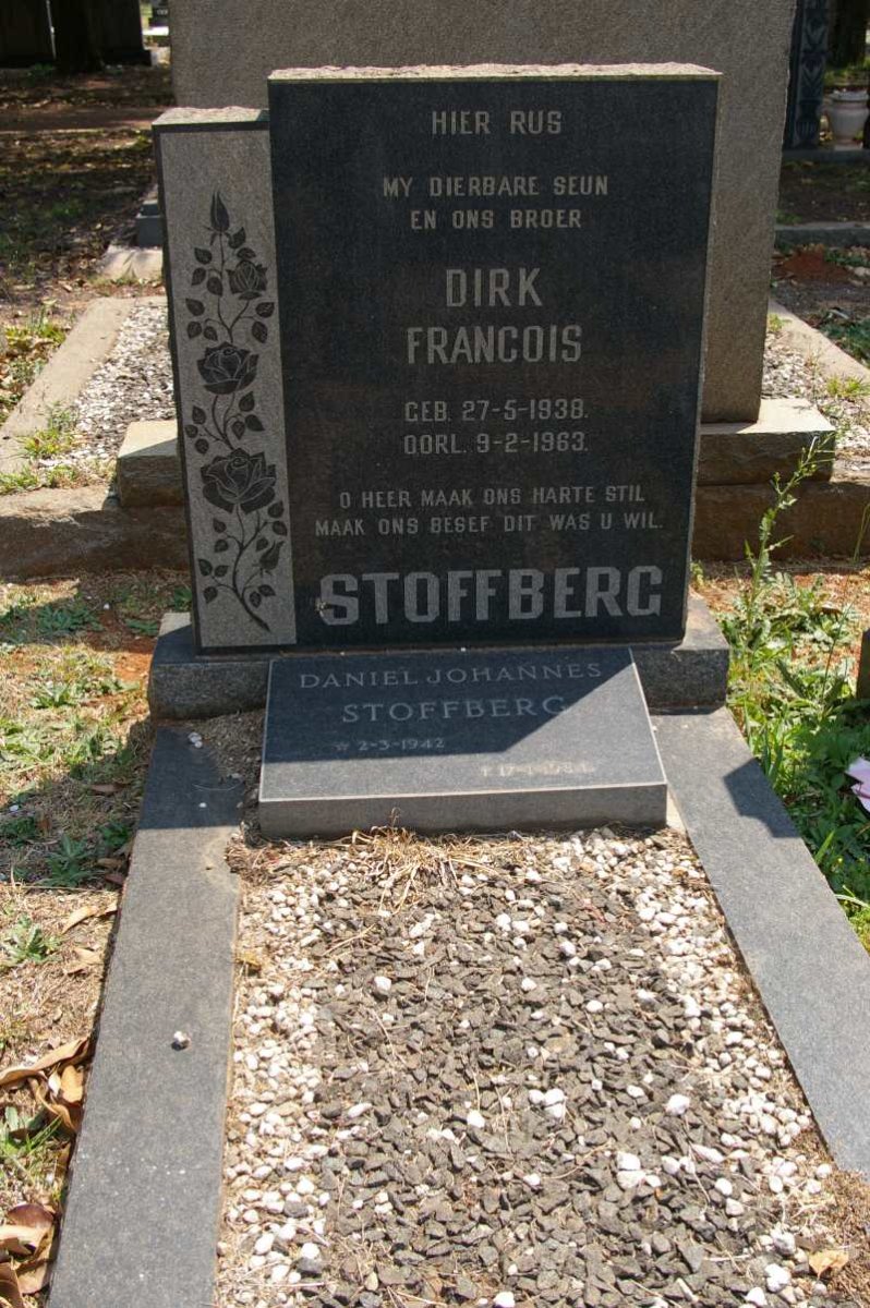 STOFFBERG Dirk Francois 1938-1963 :: STOFFBERG Daniel Johannes 1942-1984