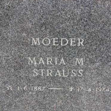 STRAUSS Maria M. 1887-1974