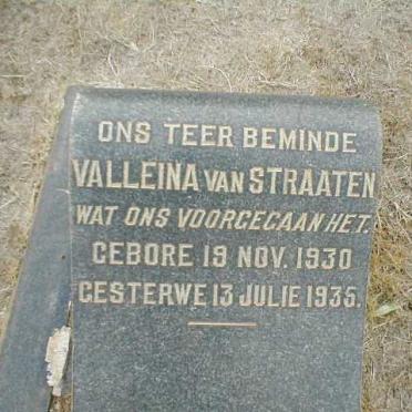 STRAATEN Valleina, van 1930-1935