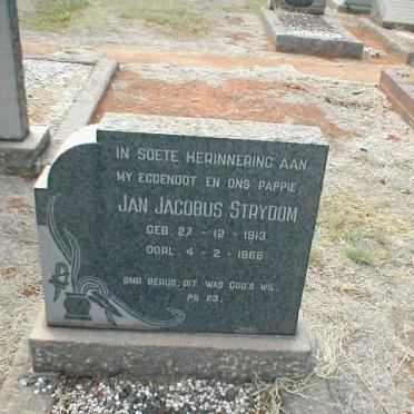 STRYDOM Jan Jacobus 1913-1966