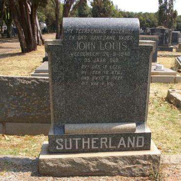 SUTHERLAND John Louis -1949