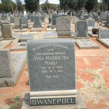 SWANEPOEL Anna Magrietha Maria 1888-1951