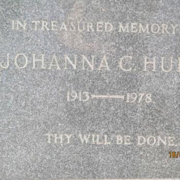 HURNI Johanna C. 1913-1978