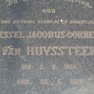 HUYSSTEEN Wessel Jacobus Cornelius, van 1954-1962
