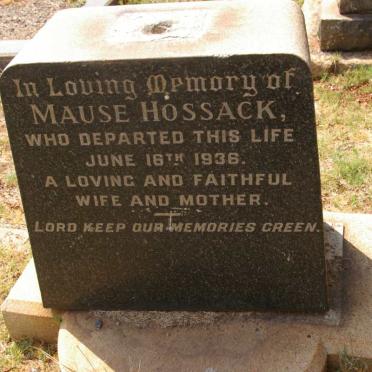 HOSSACK Mause -1936