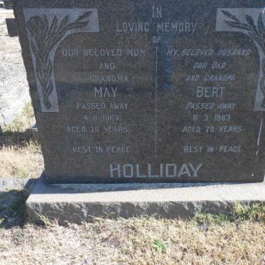 HOLLIDAY Bert -1963 &amp; May -1969