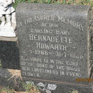 HOWARTH Bernadette 1966-1966