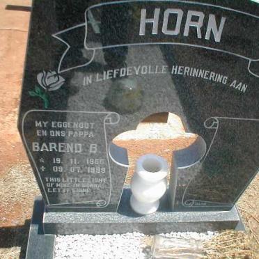 HORN Barend B. 1966-1999