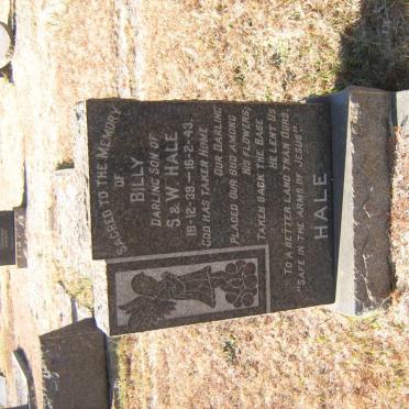 HALE Billy 1939-1943