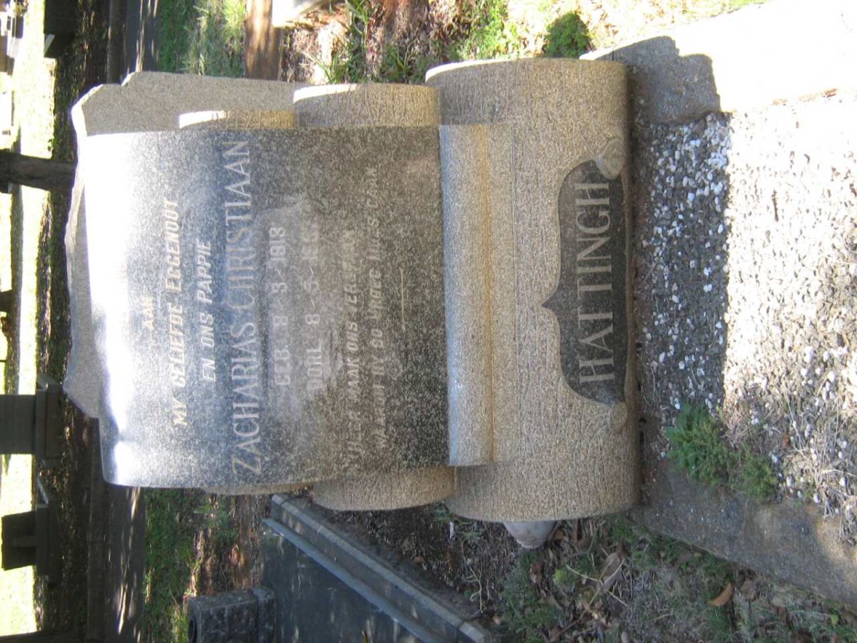 HATTINGH Zacharias Christiaan 1918-19?7