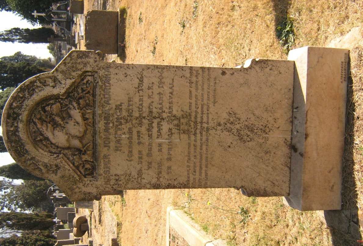 HATTINGH Hester Johanna Adriana nee SMITH 1866-1906