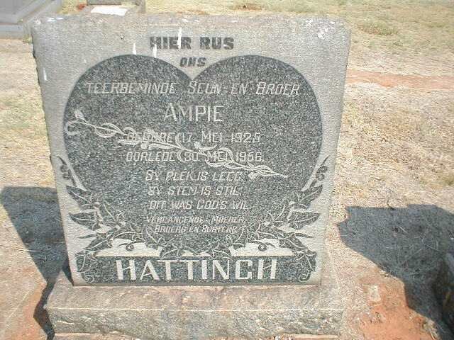 HATTINGH Ampie 1925-1956