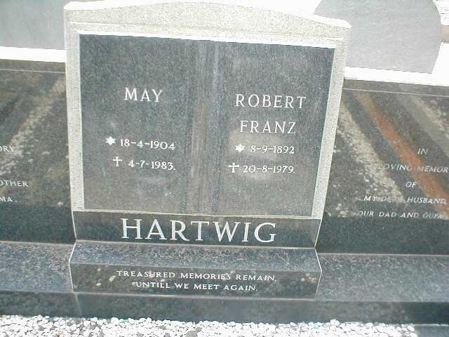 HARTWIG Robert Franz 1892-1979 &amp; May 1904-1983