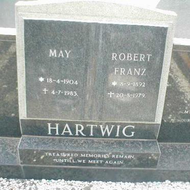 HARTWIG Robert Franz 1892-1979 &amp; May 1904-1983