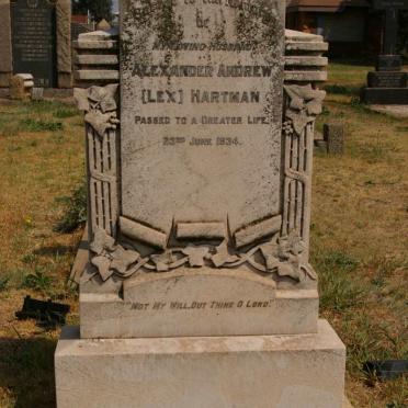 HARTMAN Alexander Andrew -1934