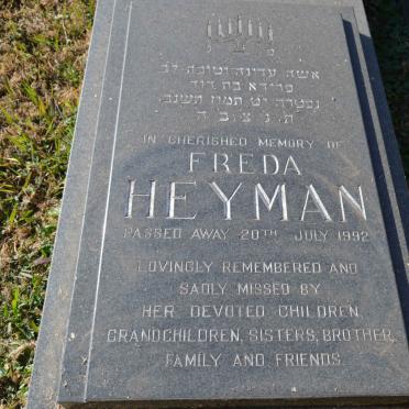 HEYMAN Freda -1992