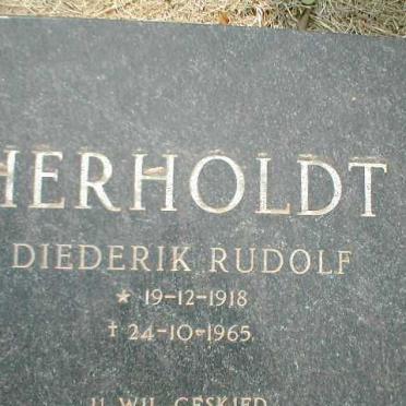 HERHOLDT Diederik Rudolf 1918-1965