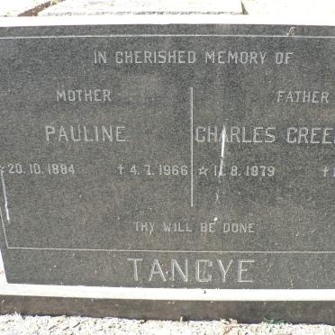TANGYE Charles Greenslade 1879-1965 &amp; Pauline 1884-1966