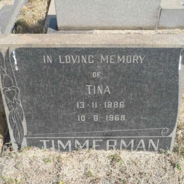 TIMMERMAN Tina 1886-1969