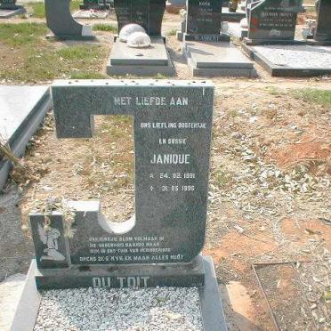 TOIT Janique, du 1991-1996