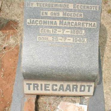 TRIEGAARDT Jacomina Margaretha 1880-1940