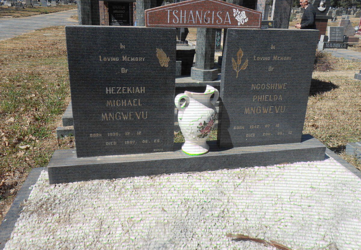 TSHANGISA Hezekiah Michael Mngwevu 1936-1997 &amp; Ncoshiwe Phielda Mngwevu 1942-2011