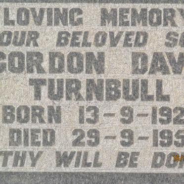 TURNBULL Gordon David 1928-1951
