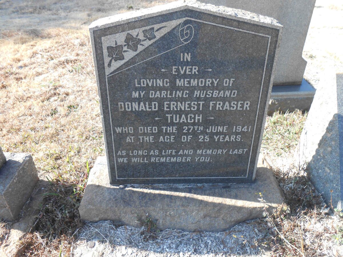 TUACH Donald Ernest Fraser -1941