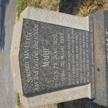 TOIT Marie, du 1950-1953