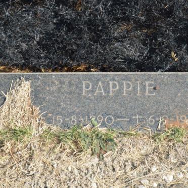 TOIT Pappie, du 1890-1948 &amp; Mammie 1893-1975