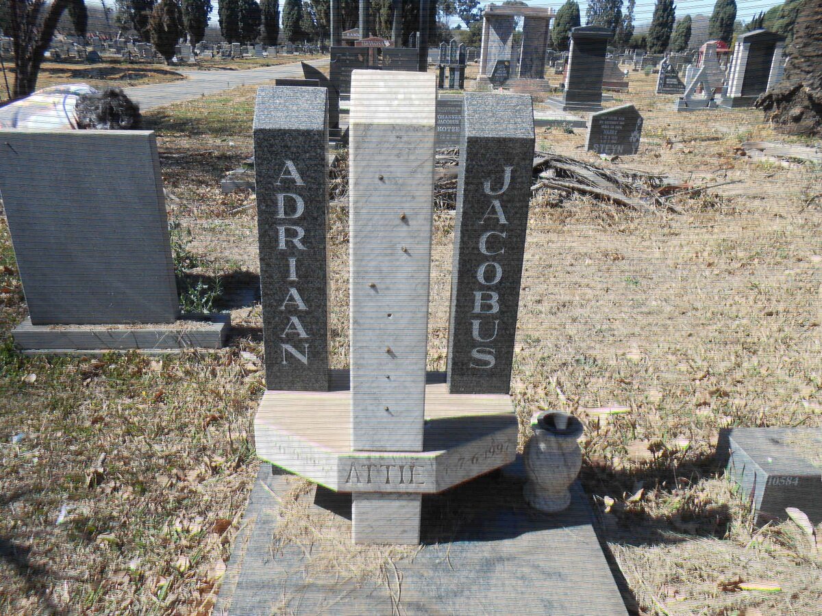 ? Adriaan Jacobus 195?-1997