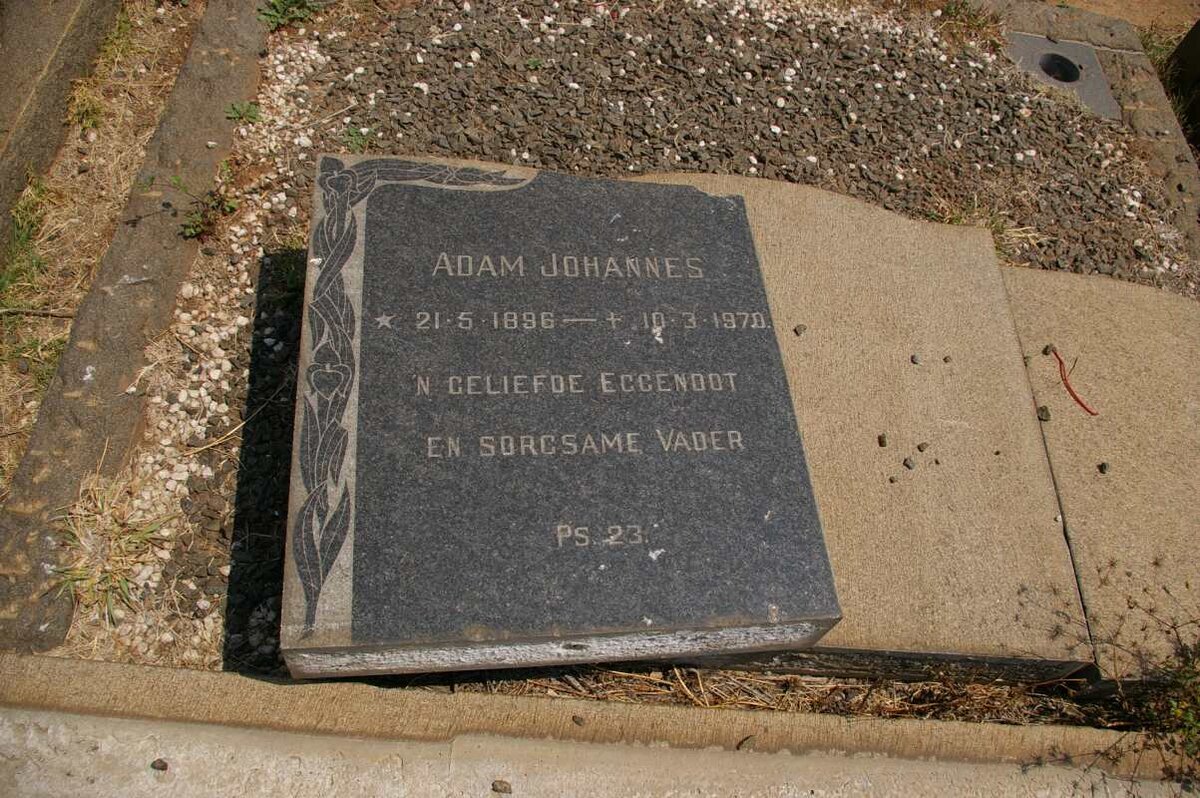 ? Adam Johannes 1896-1970