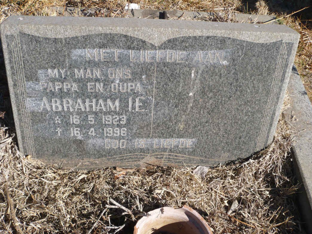 ? Abraham I.E. 1923-1996