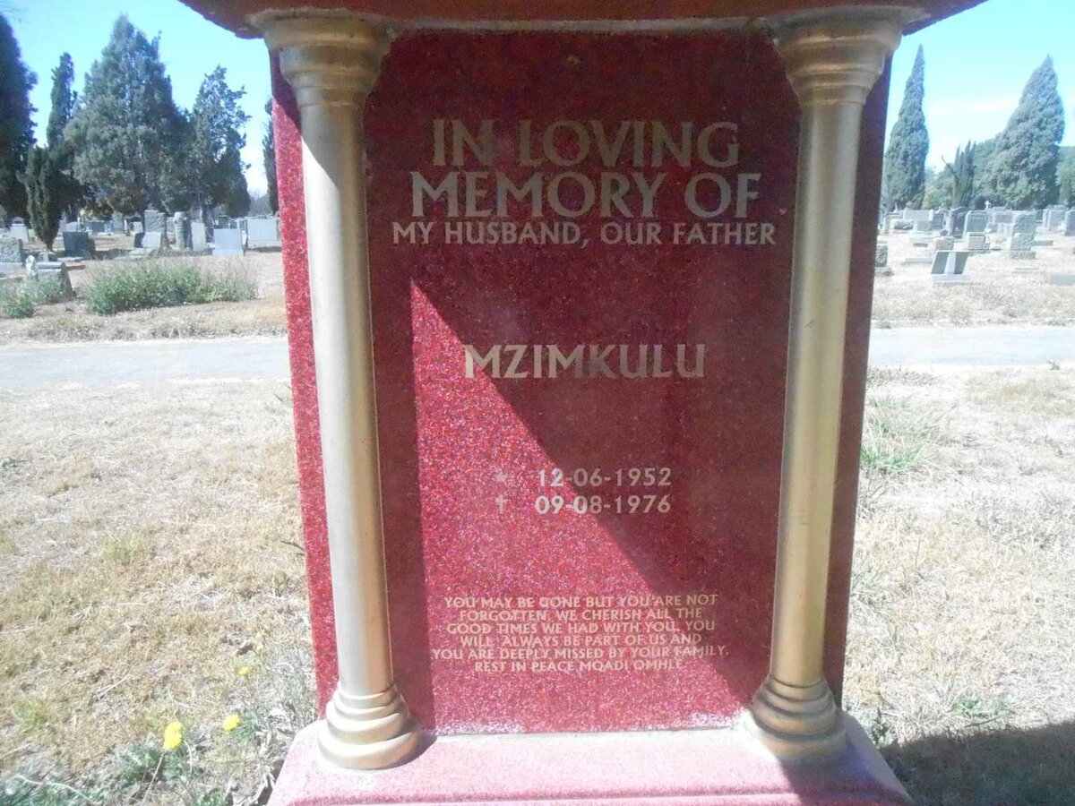 ? Mzimkulu 1952-1976