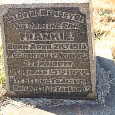 ? Frankie 1913-1920