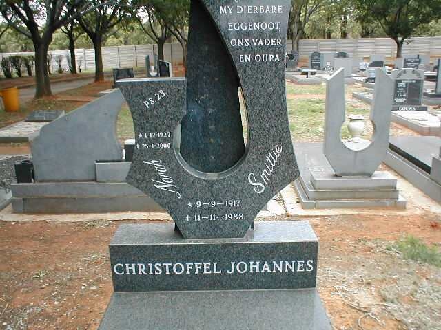 ? Christoffel Johannes 1917-1988 &amp; Norah 1927-2000