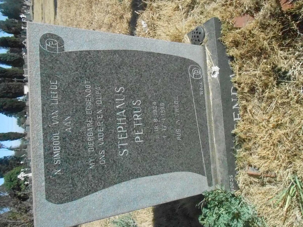 ? Stephanus Petrus 1924-1996