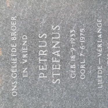? Petrus Stefanus 1933-1975