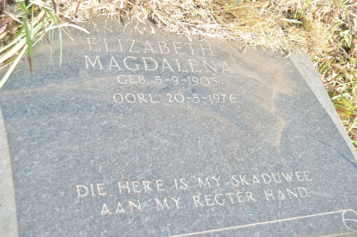? Elizabeth Magdalena 1903-1976