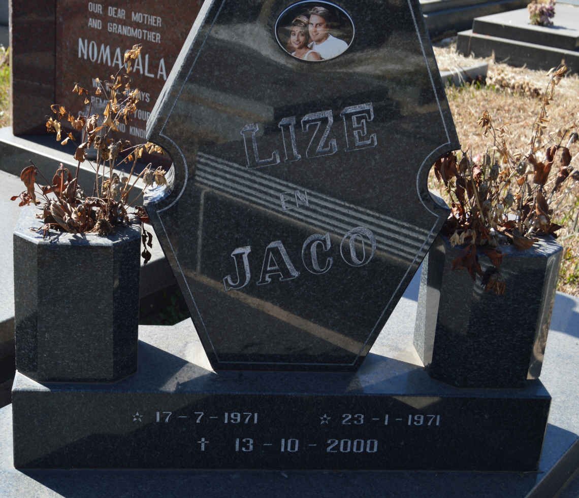 ? Jaco 1971-2000 &amp; Lize 1971-2000