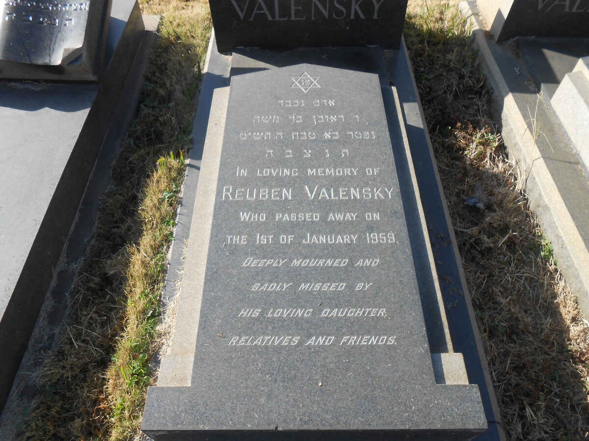 VALENSKY Reuben -1959