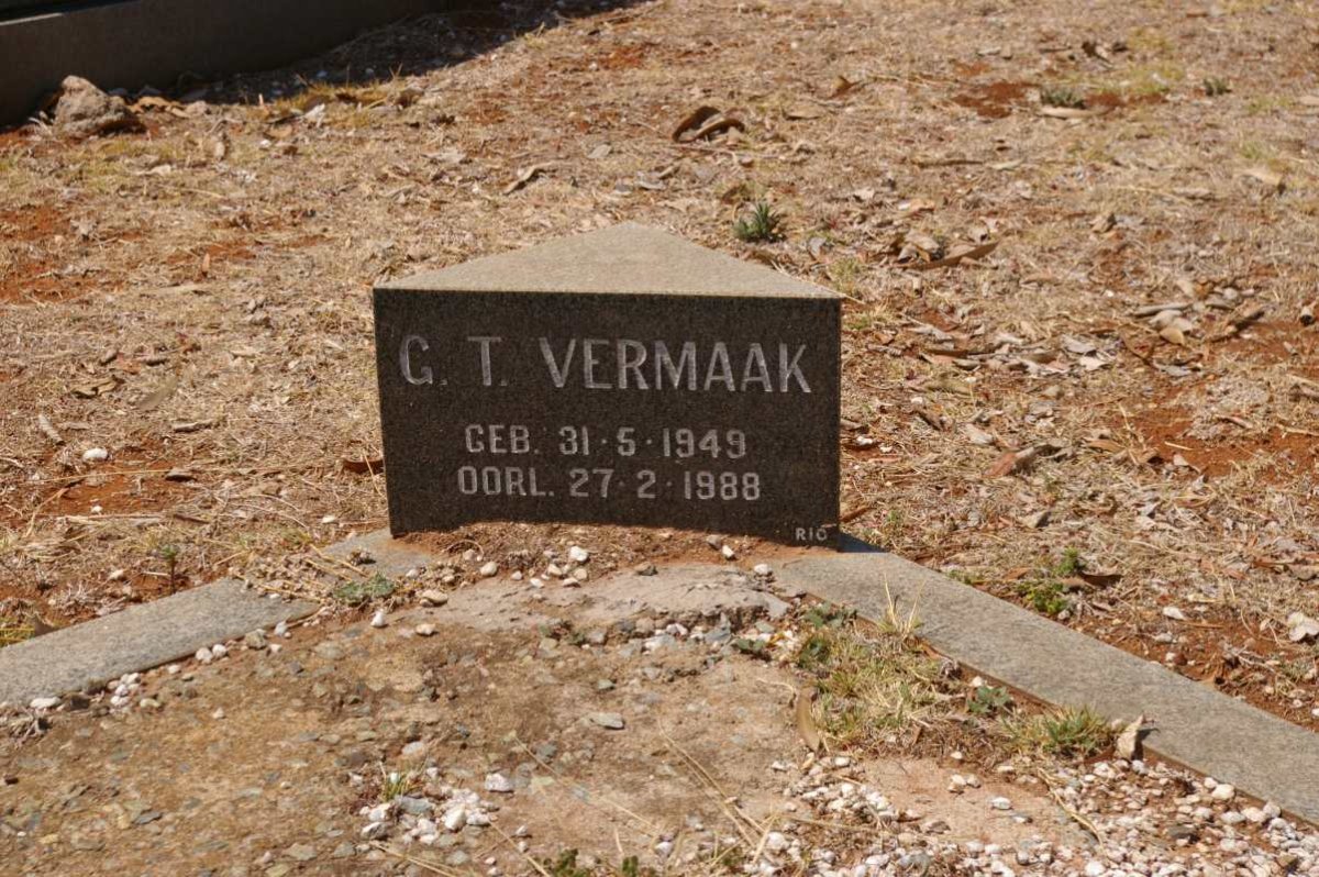 VERMAAK G.T. 1949-1988
