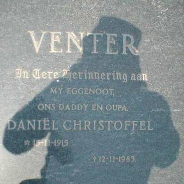 VENTER Daniël Christoffel 1915-1983