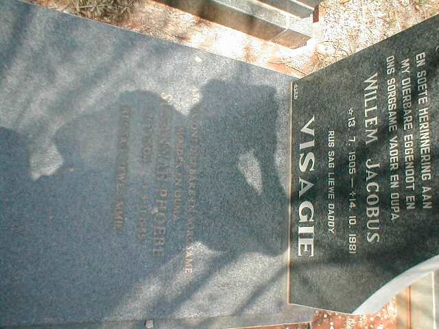 VISAGIE Willem Jacobus 1905-1981